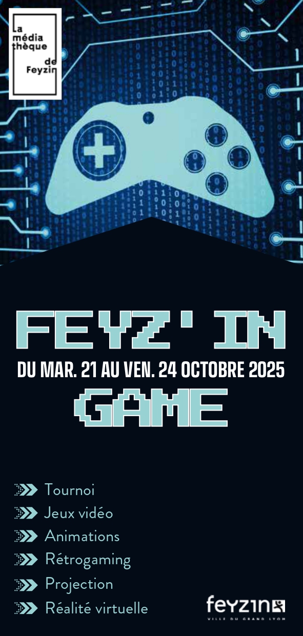 affiche feyzin game mediatheque 2021
